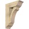 Ekena Millwork Legacy Traditional Rough Sawn Bracket w/ Offset Brace, Douglas Fir, 8"W x 22"D x 30"H BKT0806X22X30LEC01RDF - alternate 1